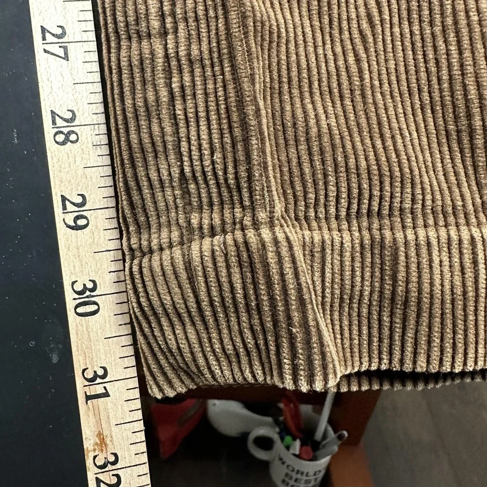 Vintage Polo Ralph Lauren Pants Mens 34x31 (Tag 35x32) Brown Corduroy Chino
